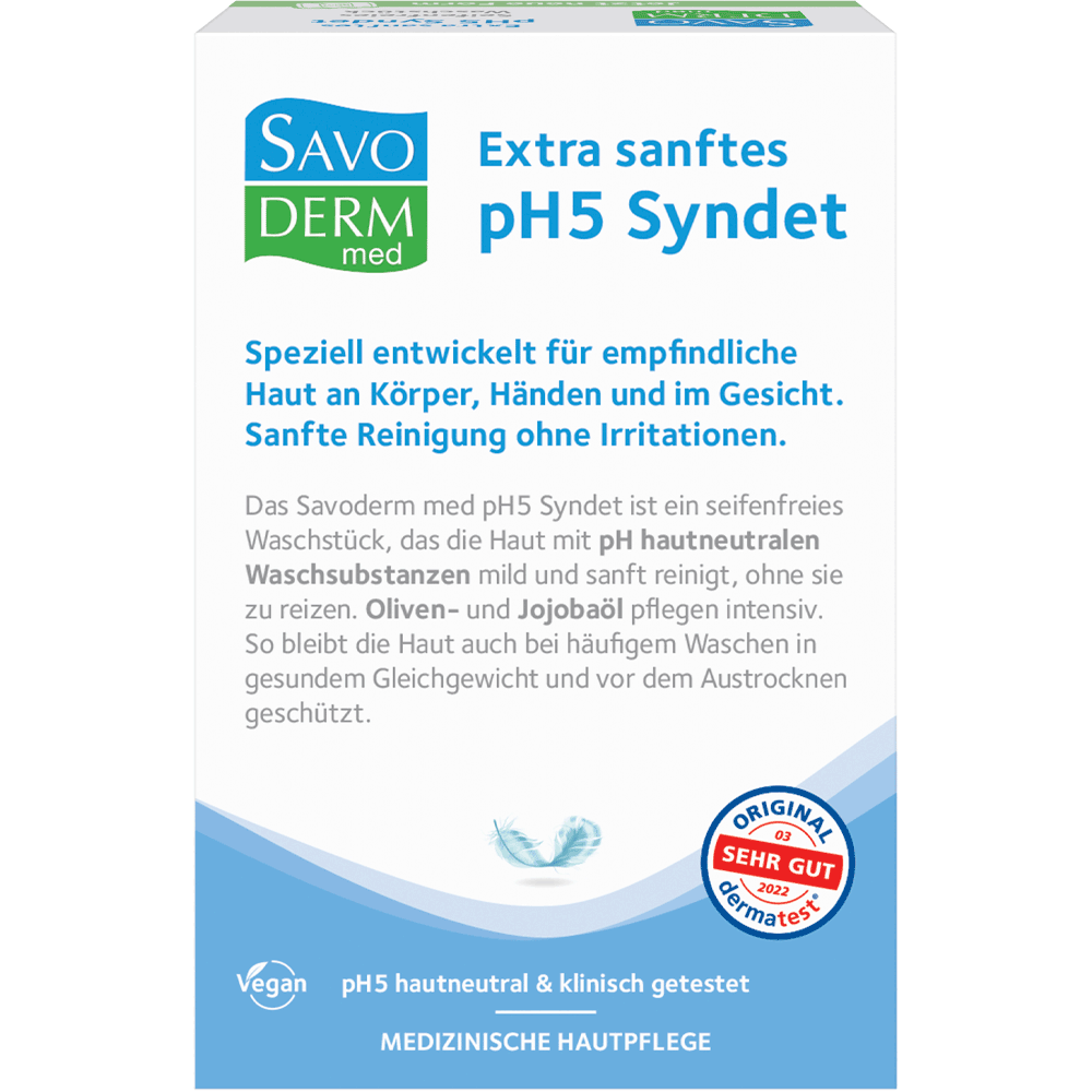 Bild: SAVODERM med Feste Seife Extra Sanftes pH5 Syndet