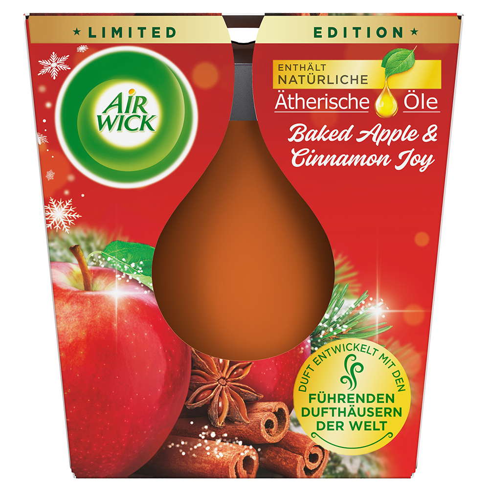 Bild: AIRWICK Duftkerze Baked Apple and Cinnamon Joy 
