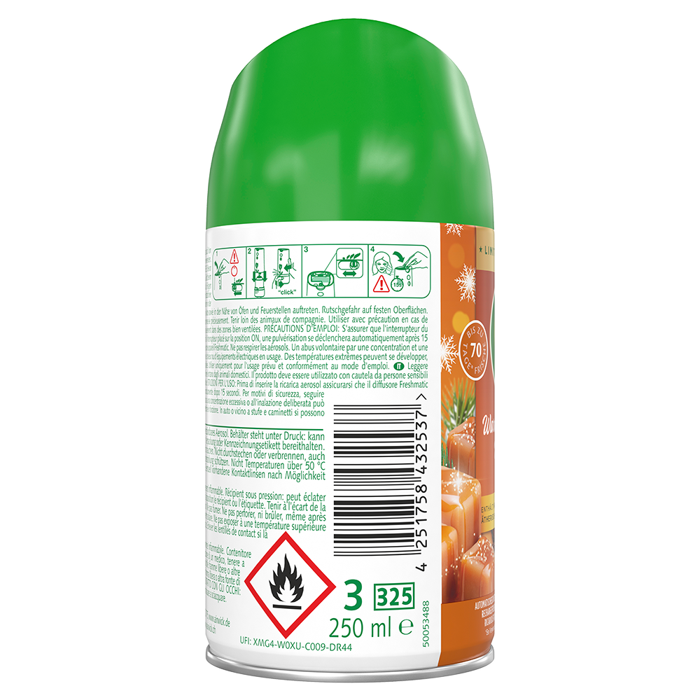 Bild: AIRWICK Automatisches Duftspray Freshmatic Nachfüllung Warm Vanilla Wish