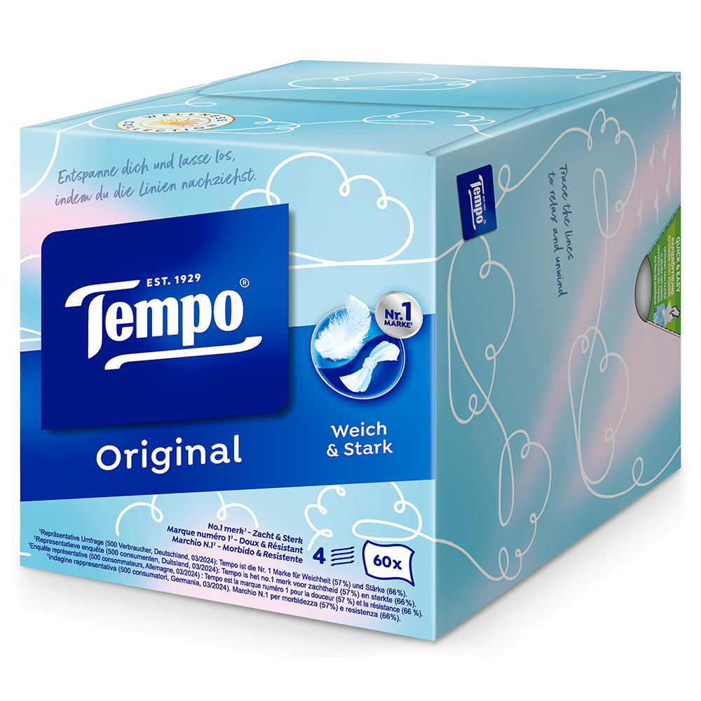 Bild: Tempo Original Würfel Box