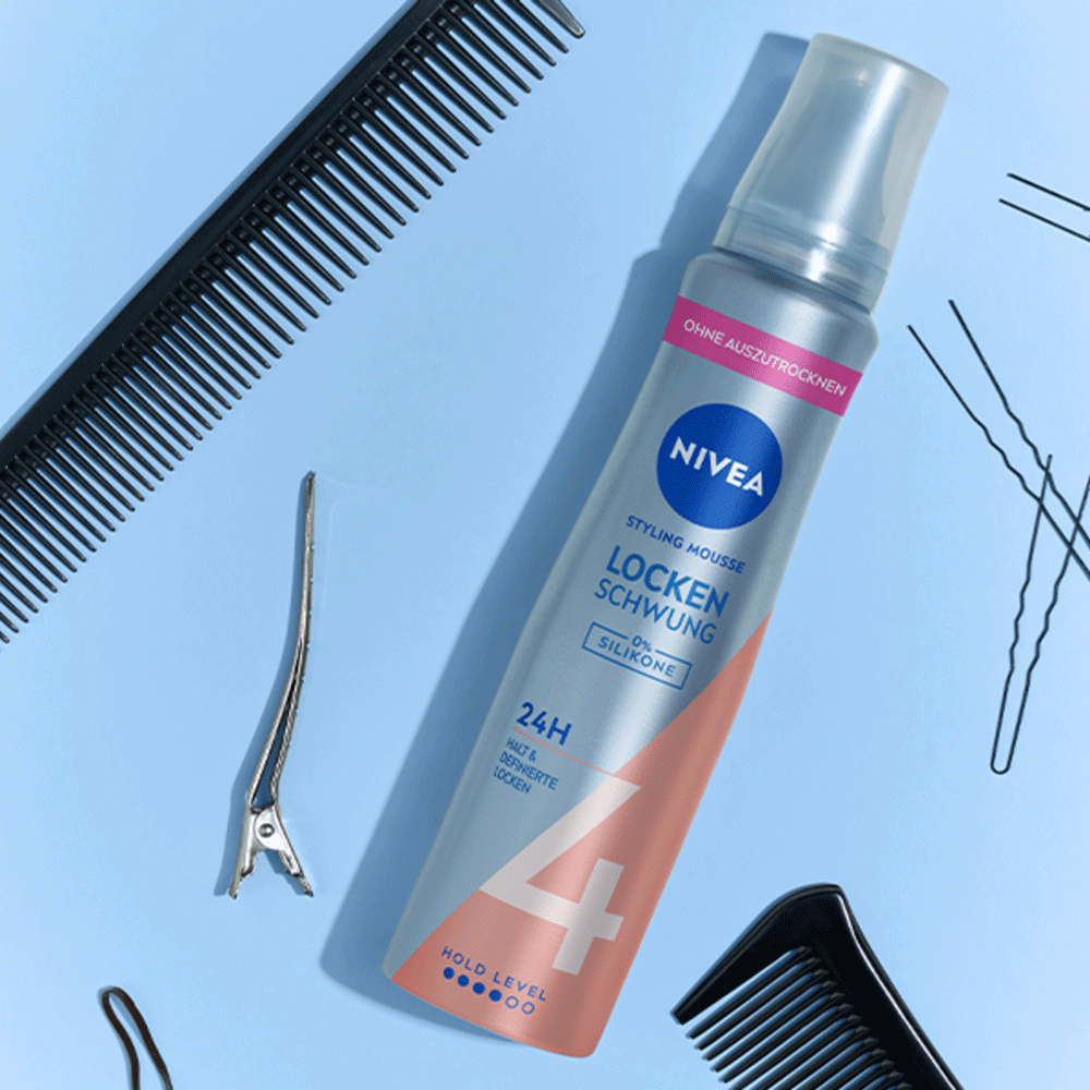 Bild: NIVEA Styling Mousse Locken Schwung