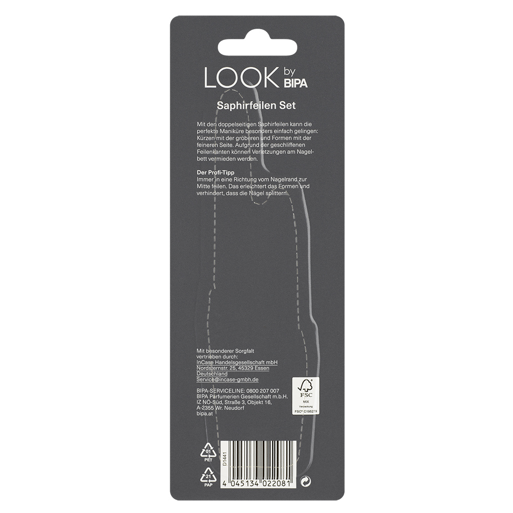 Bild: LOOK BY BIPA Saphirfeilen Set 