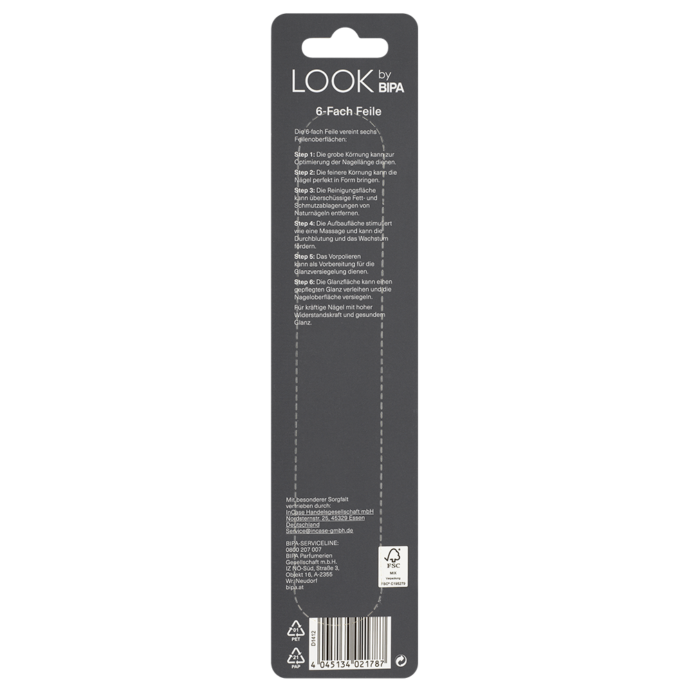 Bild: LOOK BY BIPA 6-Fach Feile 