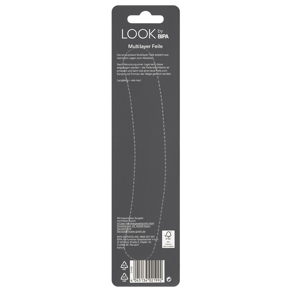 Bild: LOOK BY BIPA Multilayer Feile 