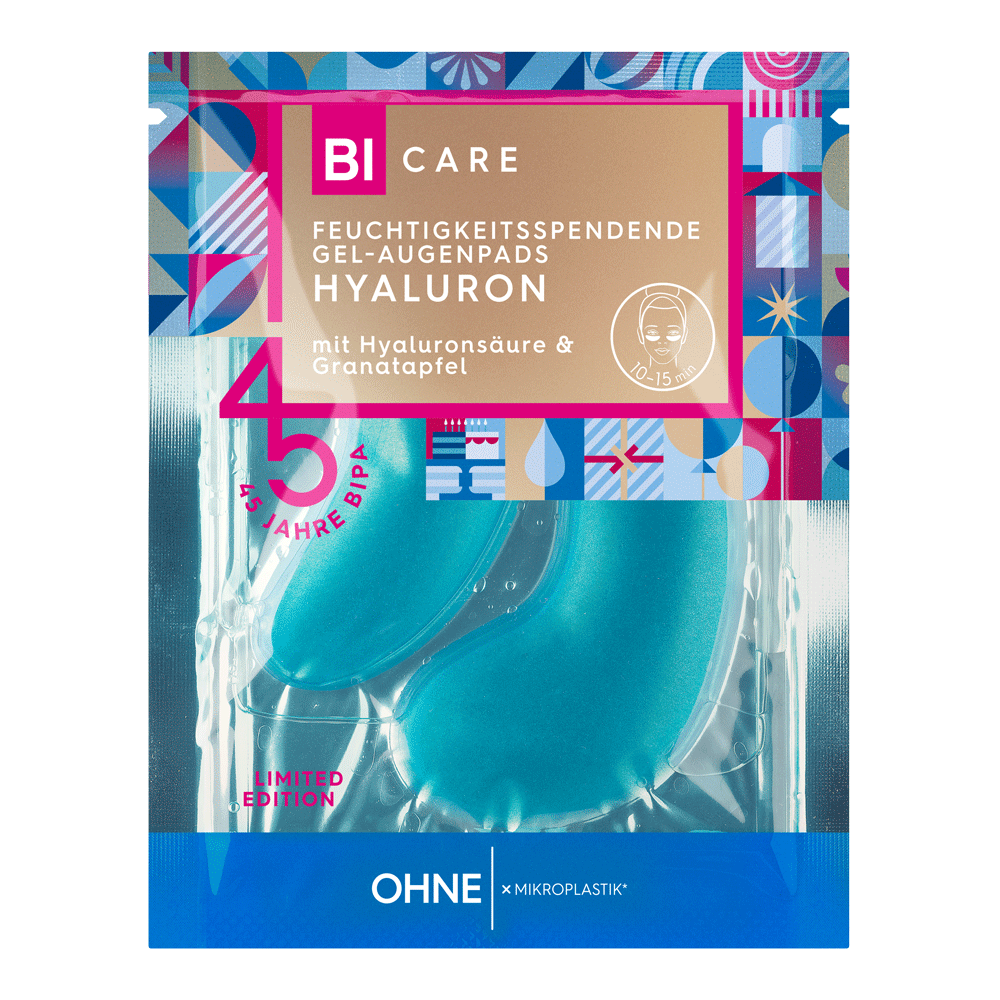 Bild: BI CARE Gel Augenpads Hyaluron 