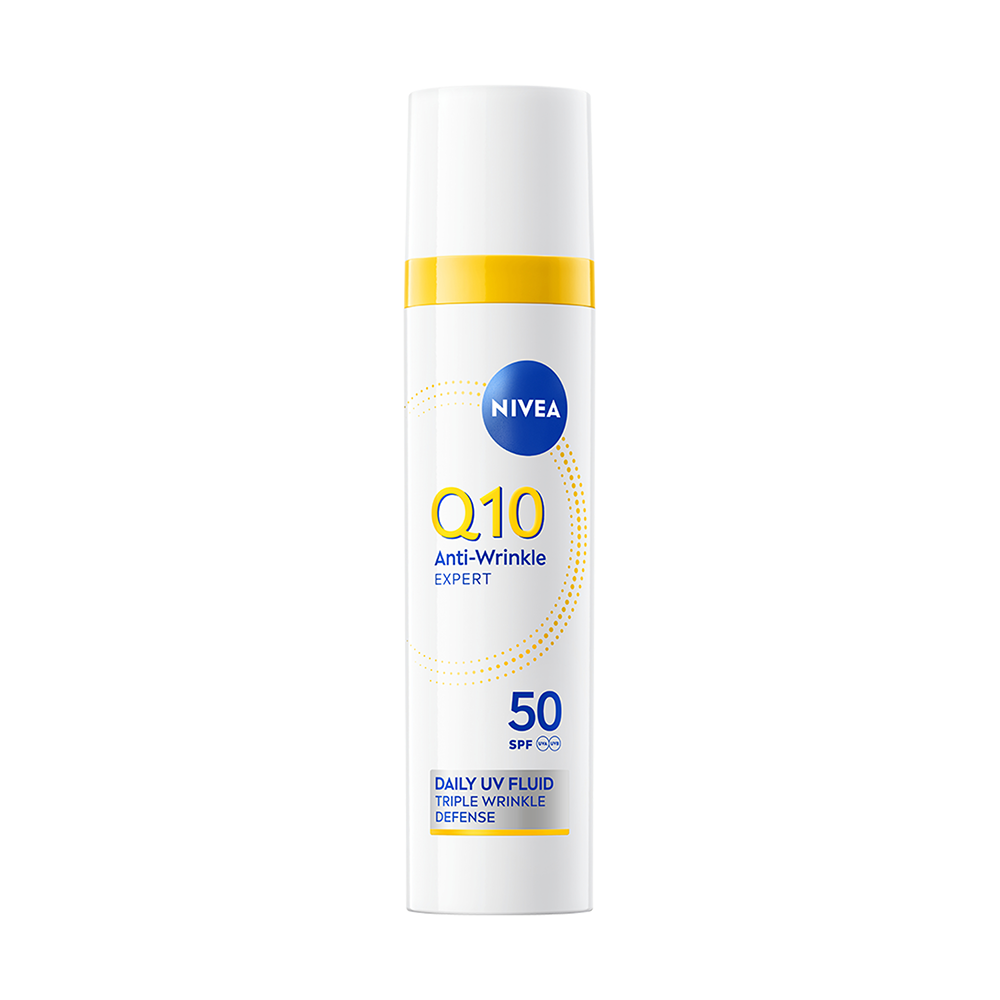 Bild: NIVEA Daily UV Fluid Q10 Anti Falten Experte LSF 50 