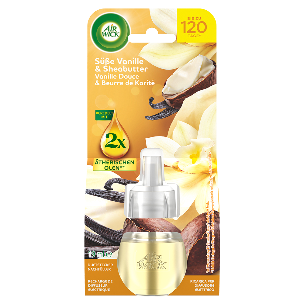 Bild: AIRWICK Duftölflakon Nachfüllung Süße Vanille und Sheabutter
