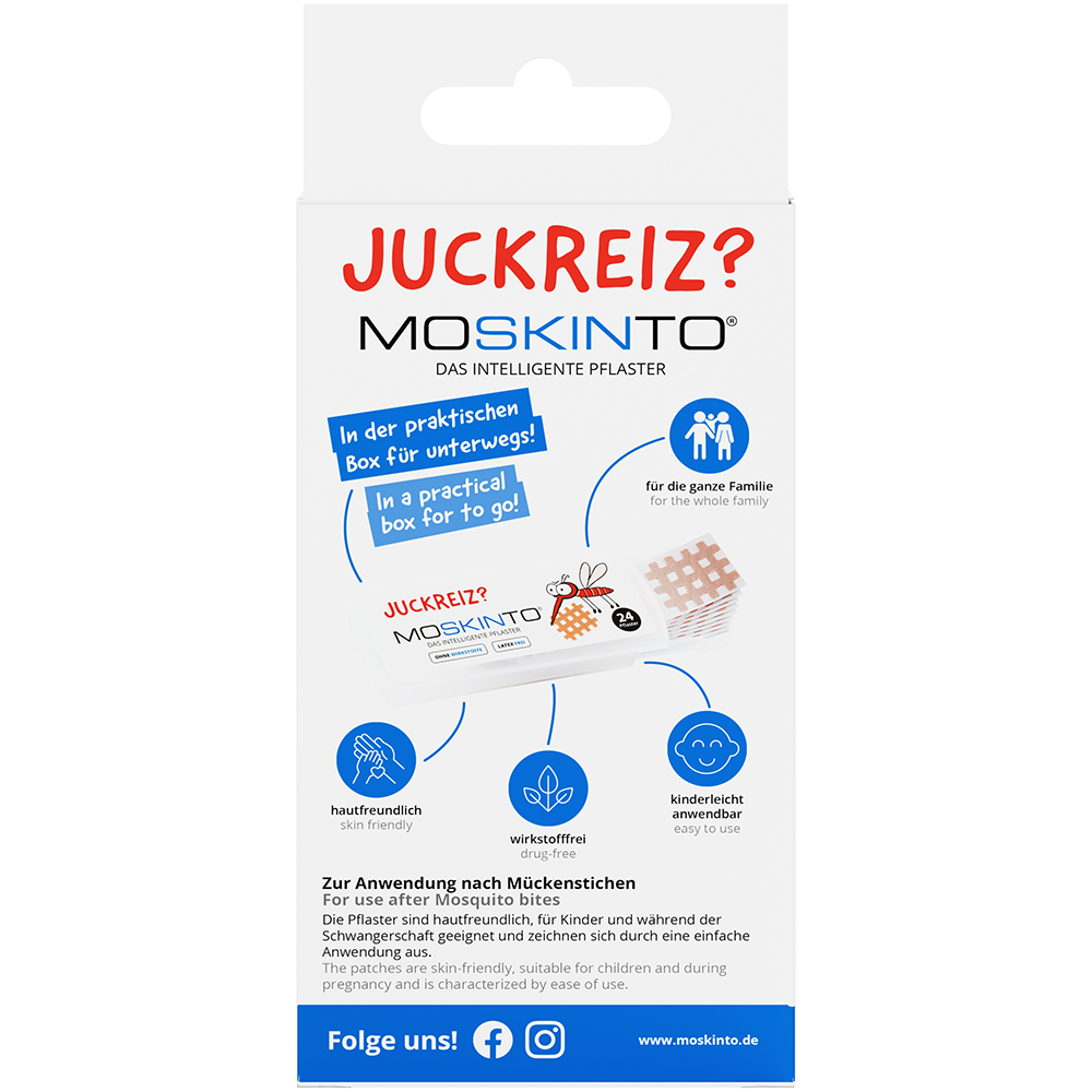 Bild: Moskinto Pflaster nach Mückenstichen 