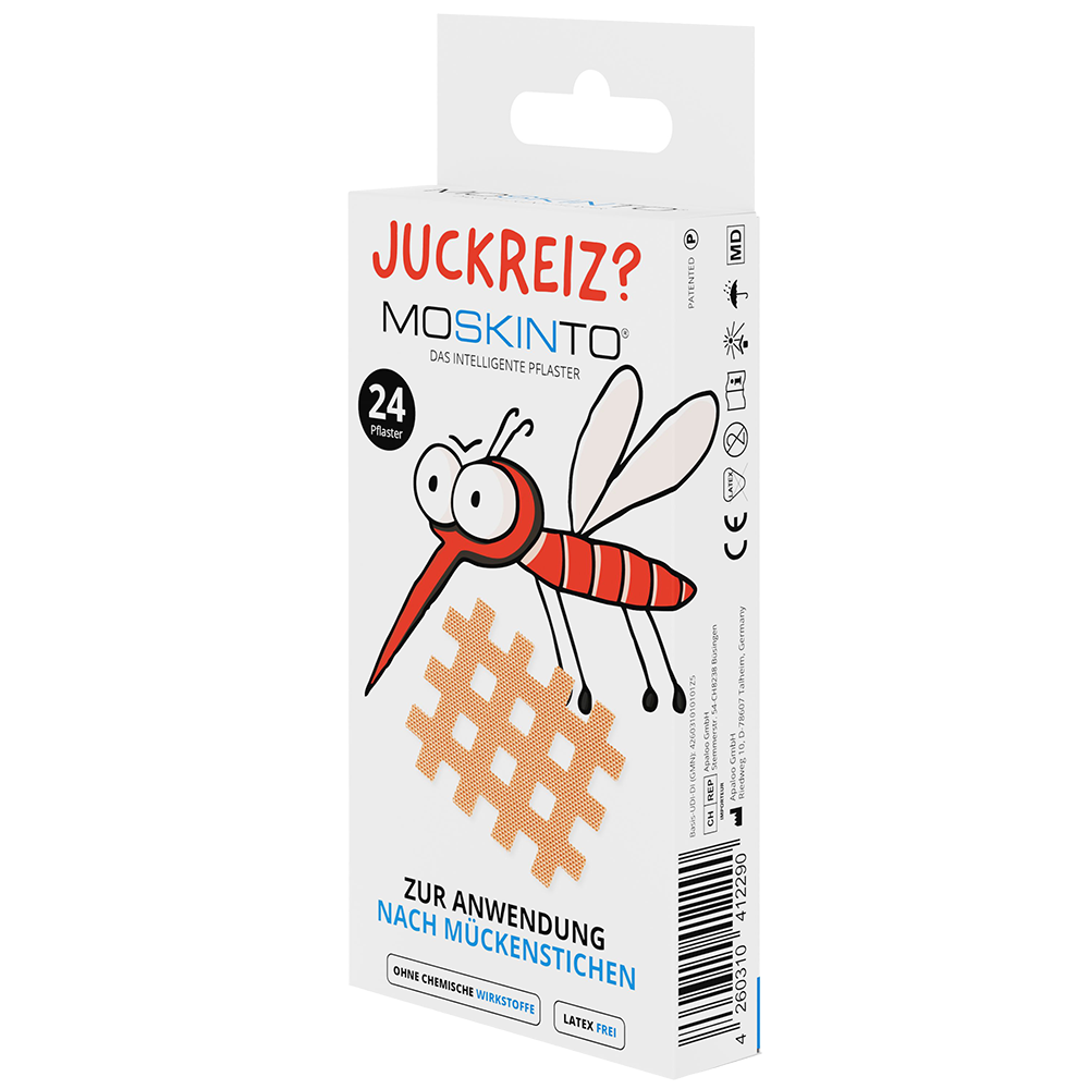 Bild: Moskinto Pflaster nach Mückenstichen 