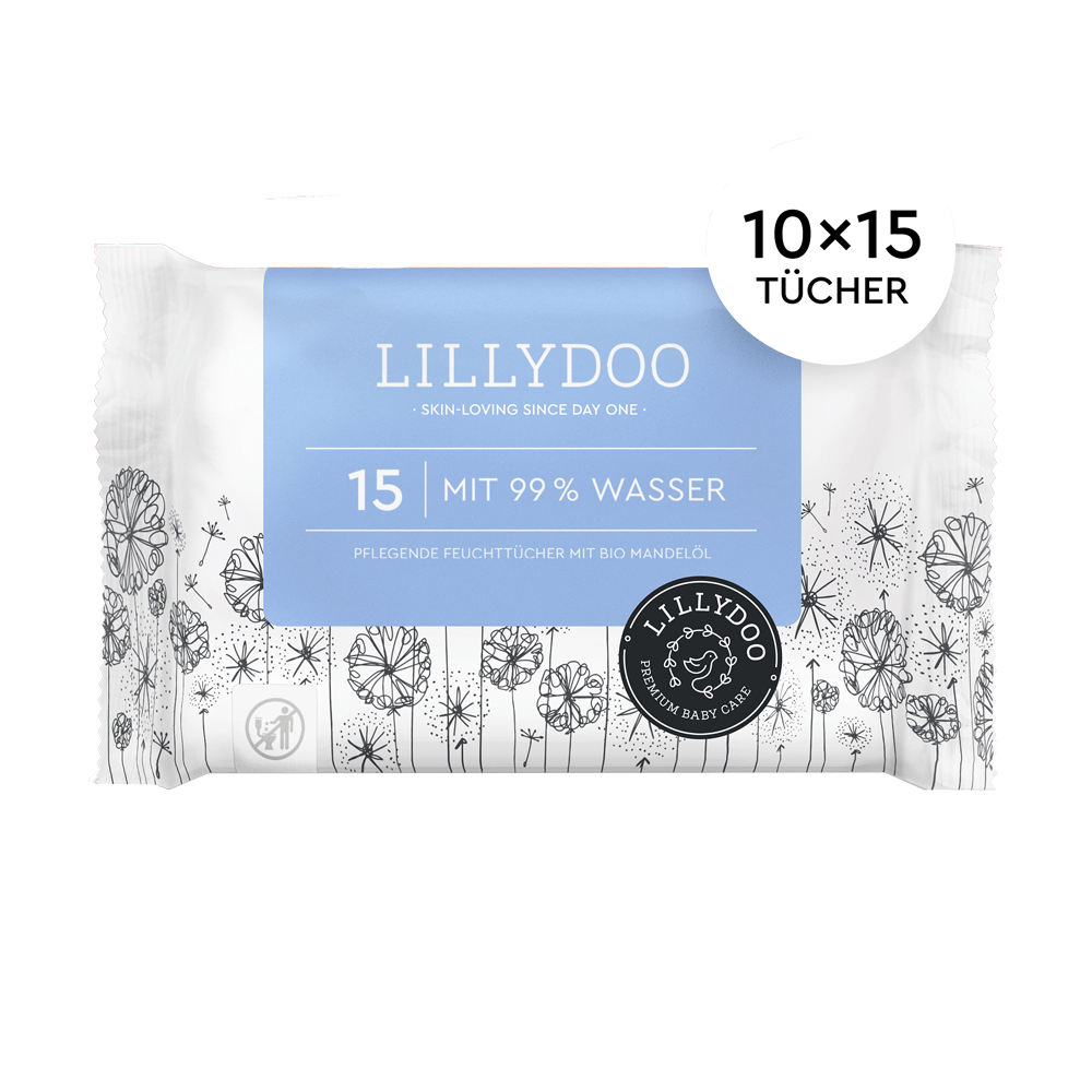 Bild: LILLYDOO Feuchttücher 99% Wasser 