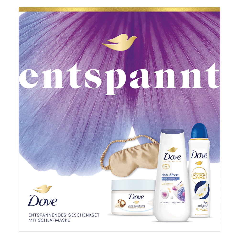 Bild: Dove Geschenkset Entspannt mit Schlafmaske
