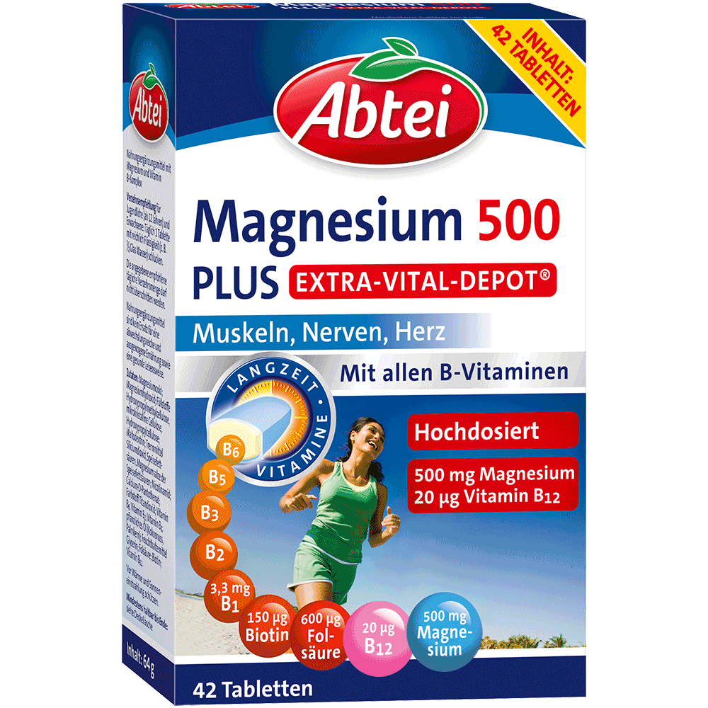 Bild: Abtei Magnesium plus Tabletten