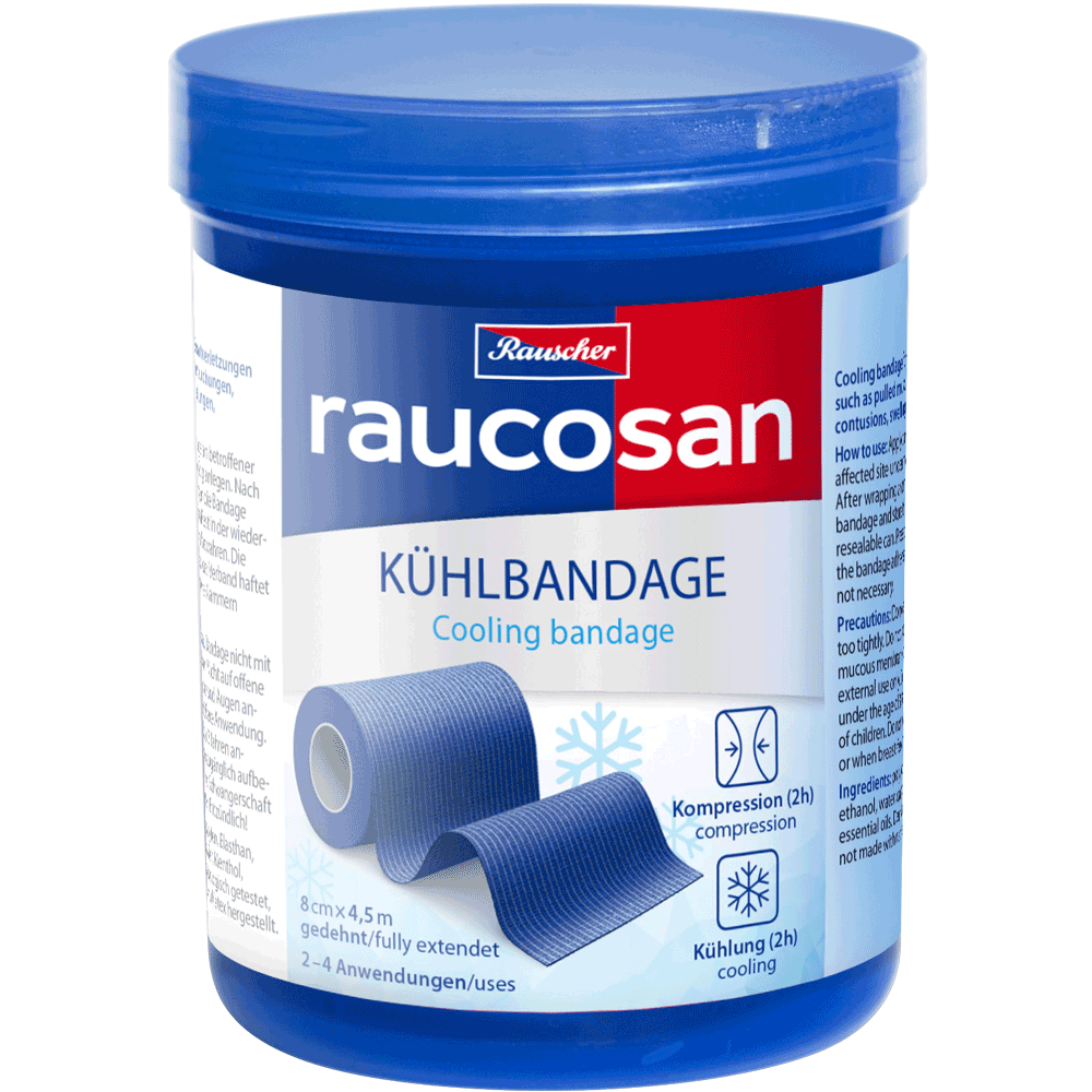 Bild: Raucosan Kühlbandage