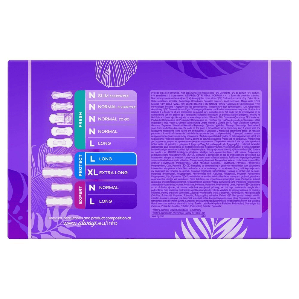 Bild: always Daily Protect Long Slipeinlagen