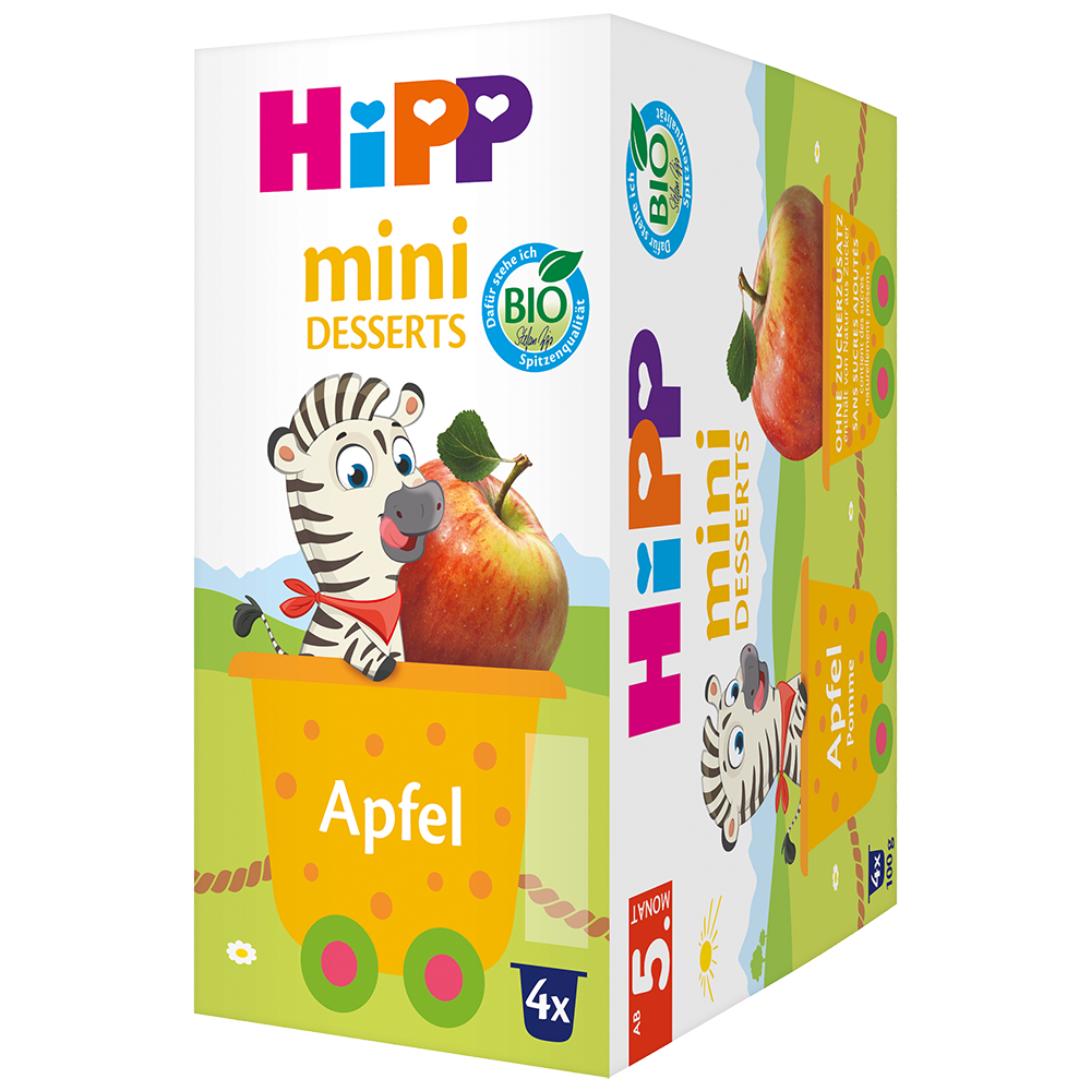 Bild: HiPP Mini Dessert Apfel Pomme 