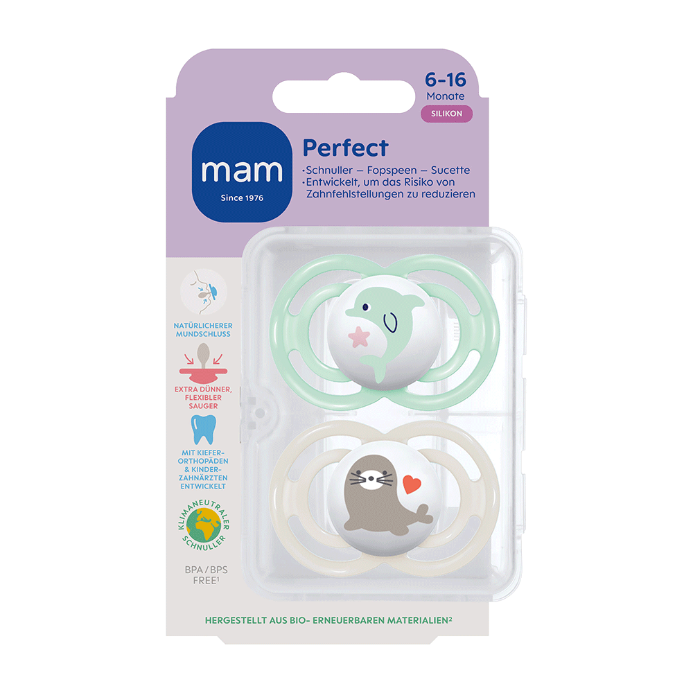 Bild: MAM Schnuller Perfect Silikon 6-16 Monate