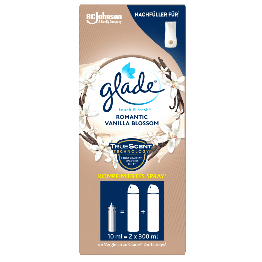 Bild: Glade Touch & Fresh Romantic Vanilla Blossom Nachfüllung