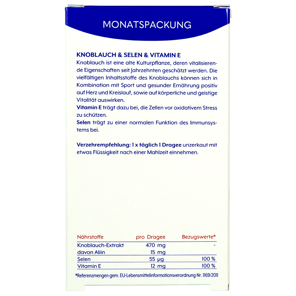Bild: the wellness co. Knoblauch Kapseln