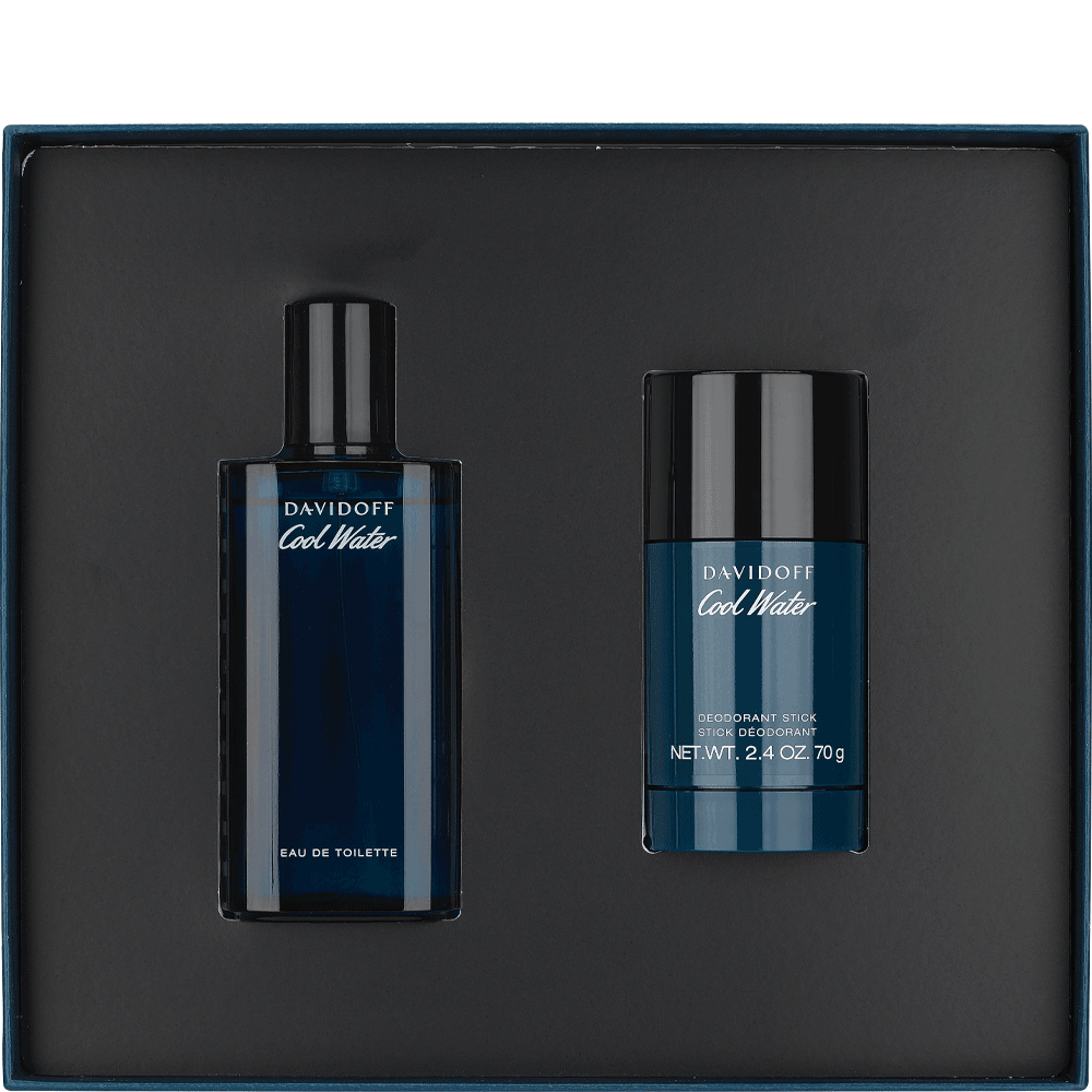 Bild: Davidoff Cool Water Man Geschenkset Eau de Toilette 75 ml + Deo Stick 75 ml