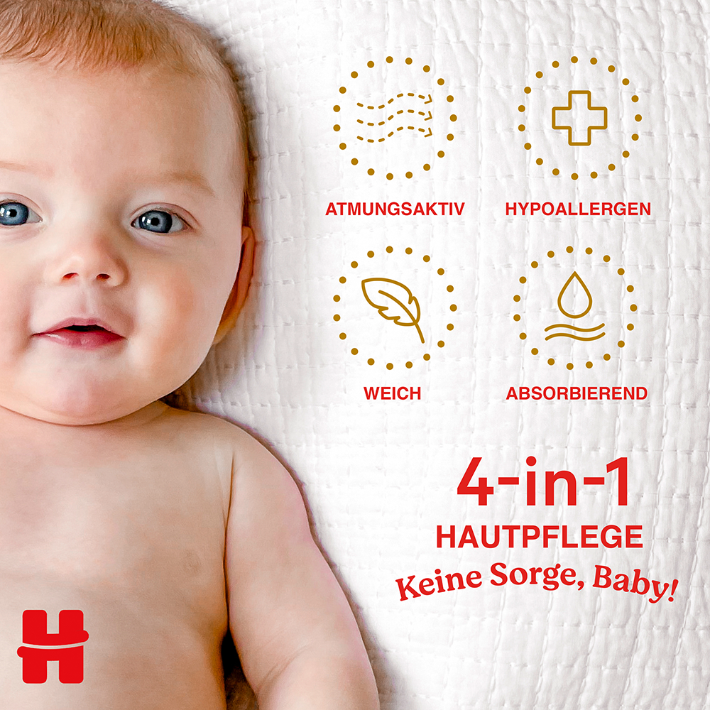Bild: Huggies Extra Care Windel Größe 3, 6kg - 10kg