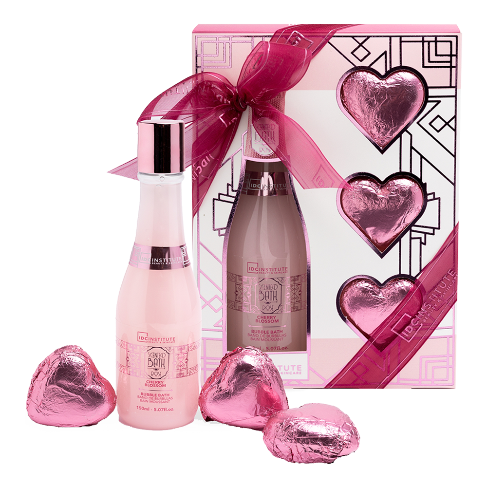 Bild: IDC Institute Geschenkset Scented Bath Rose Cherry Blossom Bubble Bath