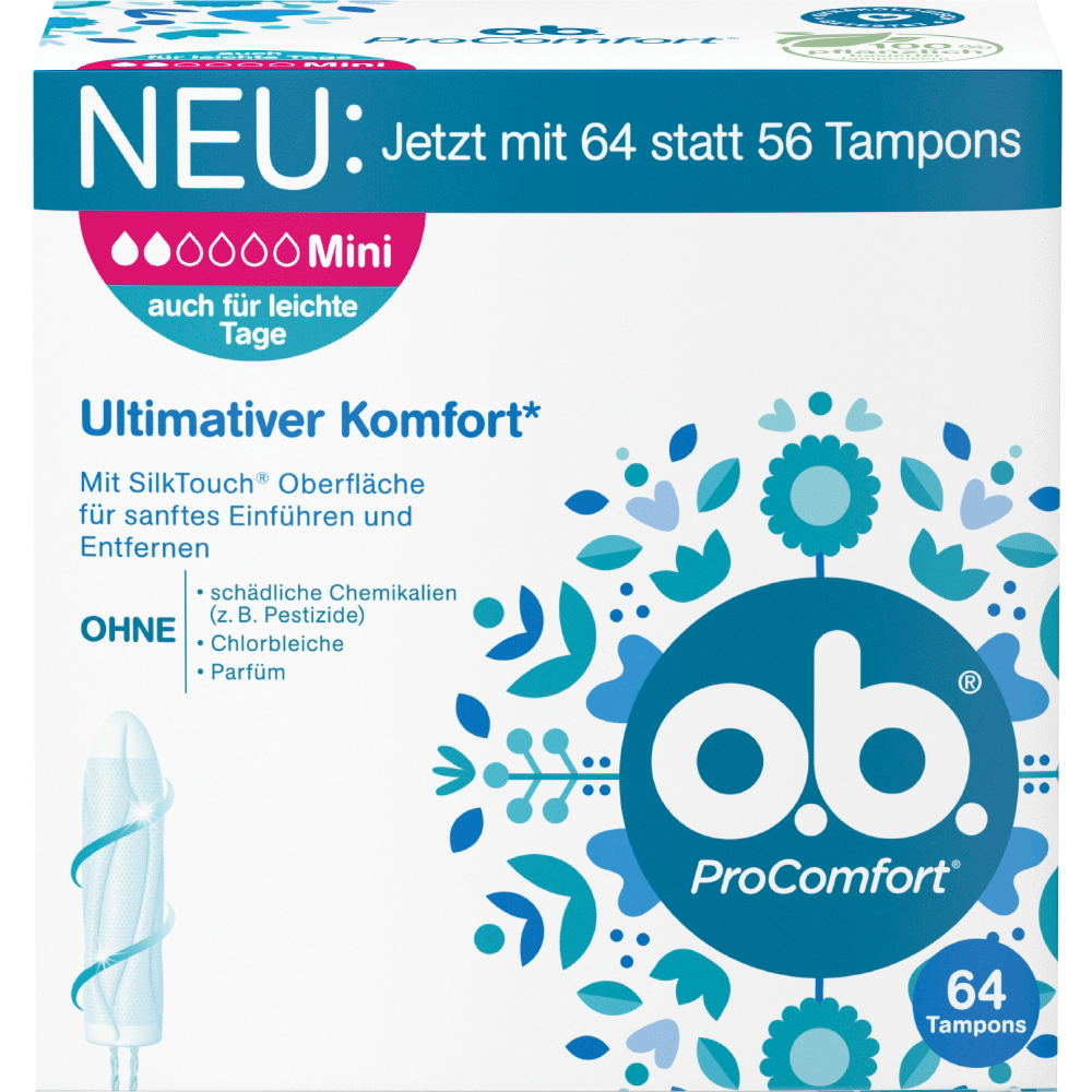 Bild: o.b. ProComfort Tampons Mini