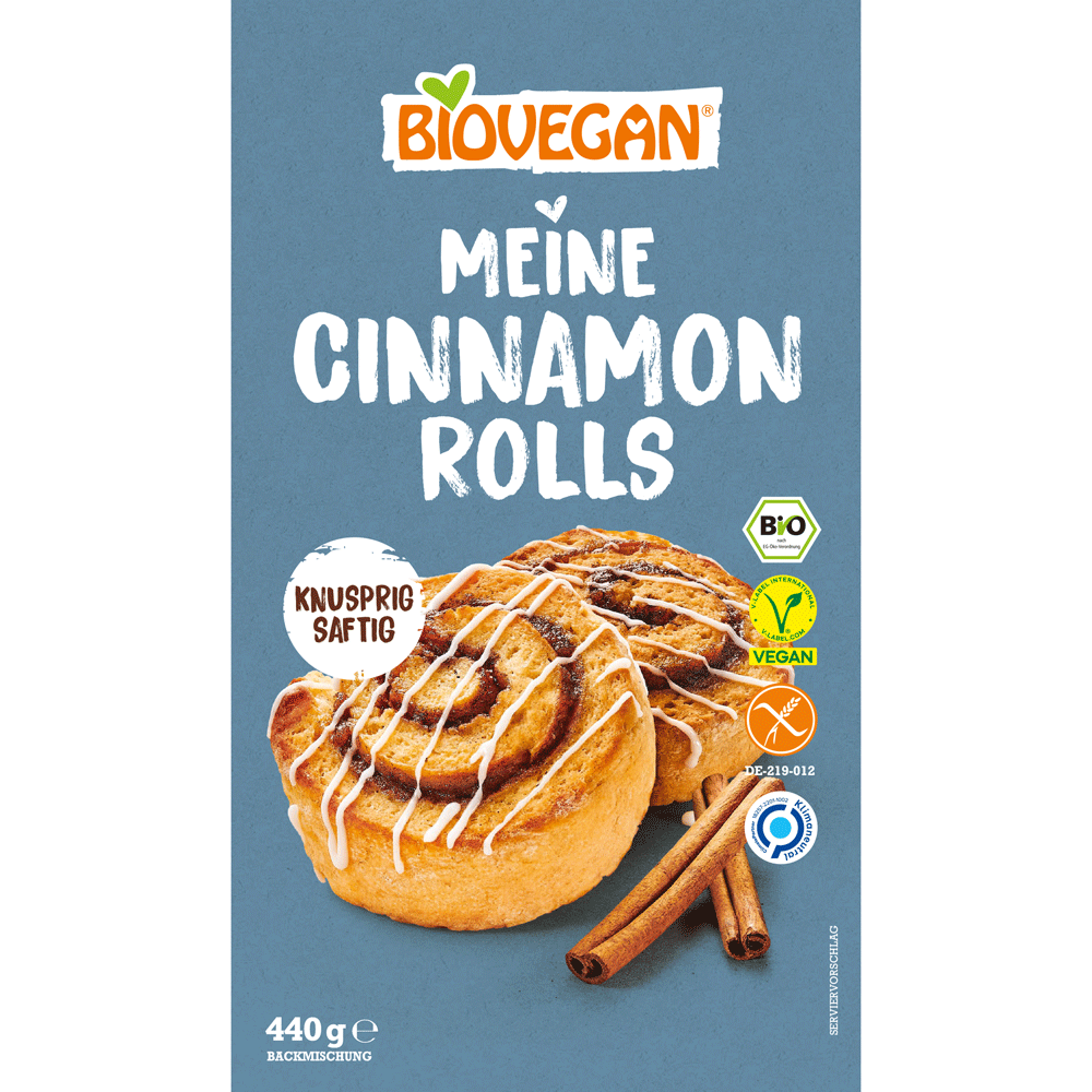 Bild: Biovegan Backmischung Meine Cinnamon Rolls