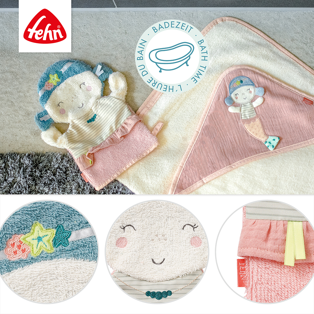 Bild: Fehn Waschhandschuh Meerjungfrau