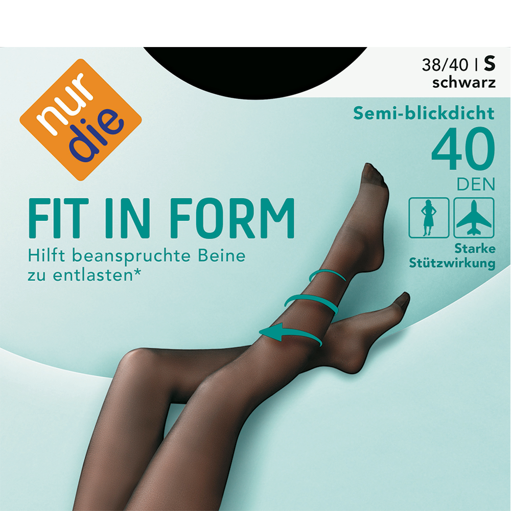 Bild: nur die Fit in Form Strumpfhose 40 DEN schwarz