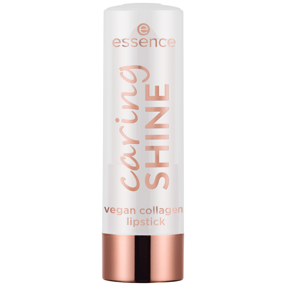 Bild: essence Caring Shine Collagen Lippenstift 