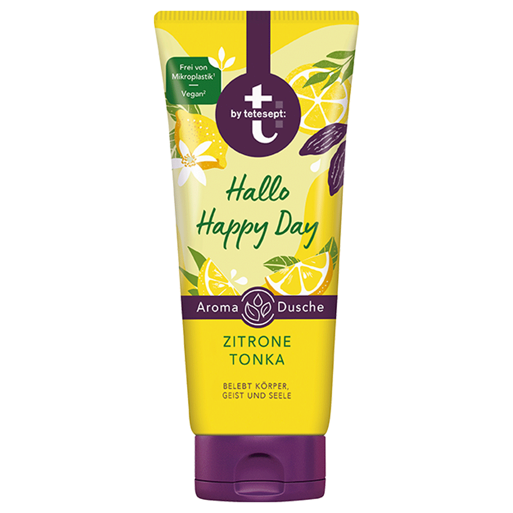 Bild: t: by tetesept Aroma Dusche Hallo Happy Day