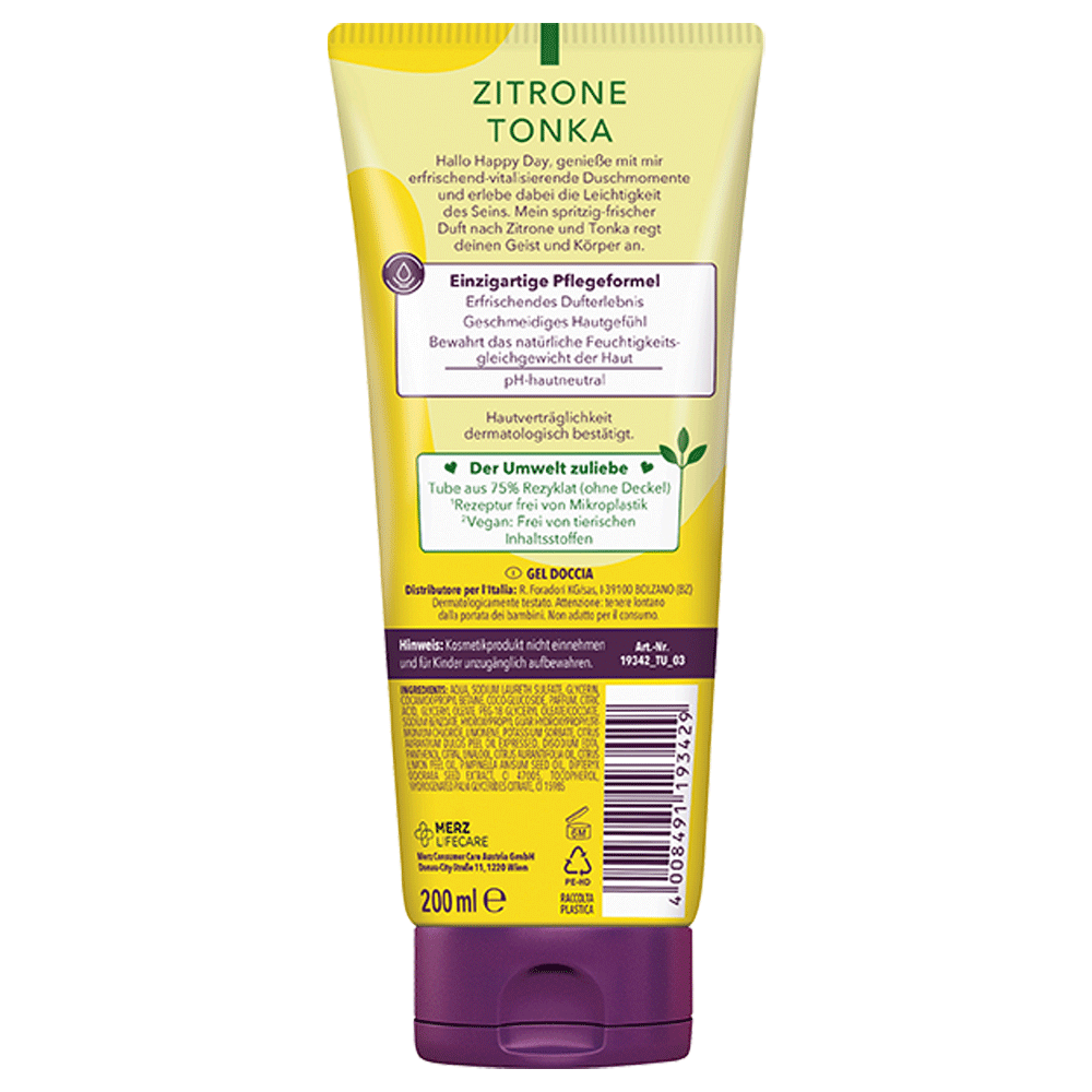 Bild: t: by tetesept Aroma Dusche Hallo Happy Day