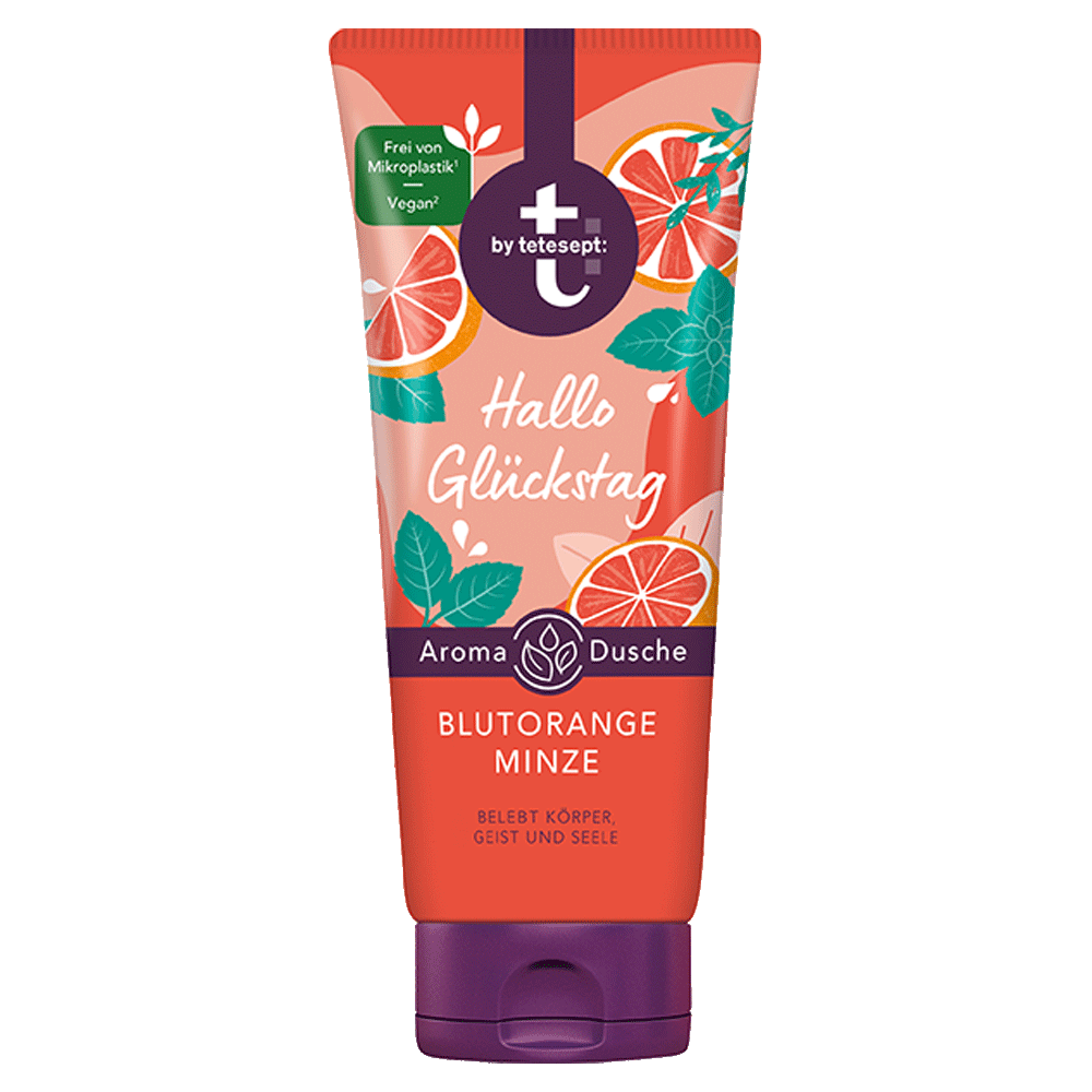 Bild: t: by tetesept Aroma Dusche Hallo Glückstag