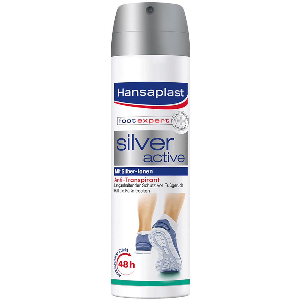 Bild: Hansaplast Silver Active Fußspray