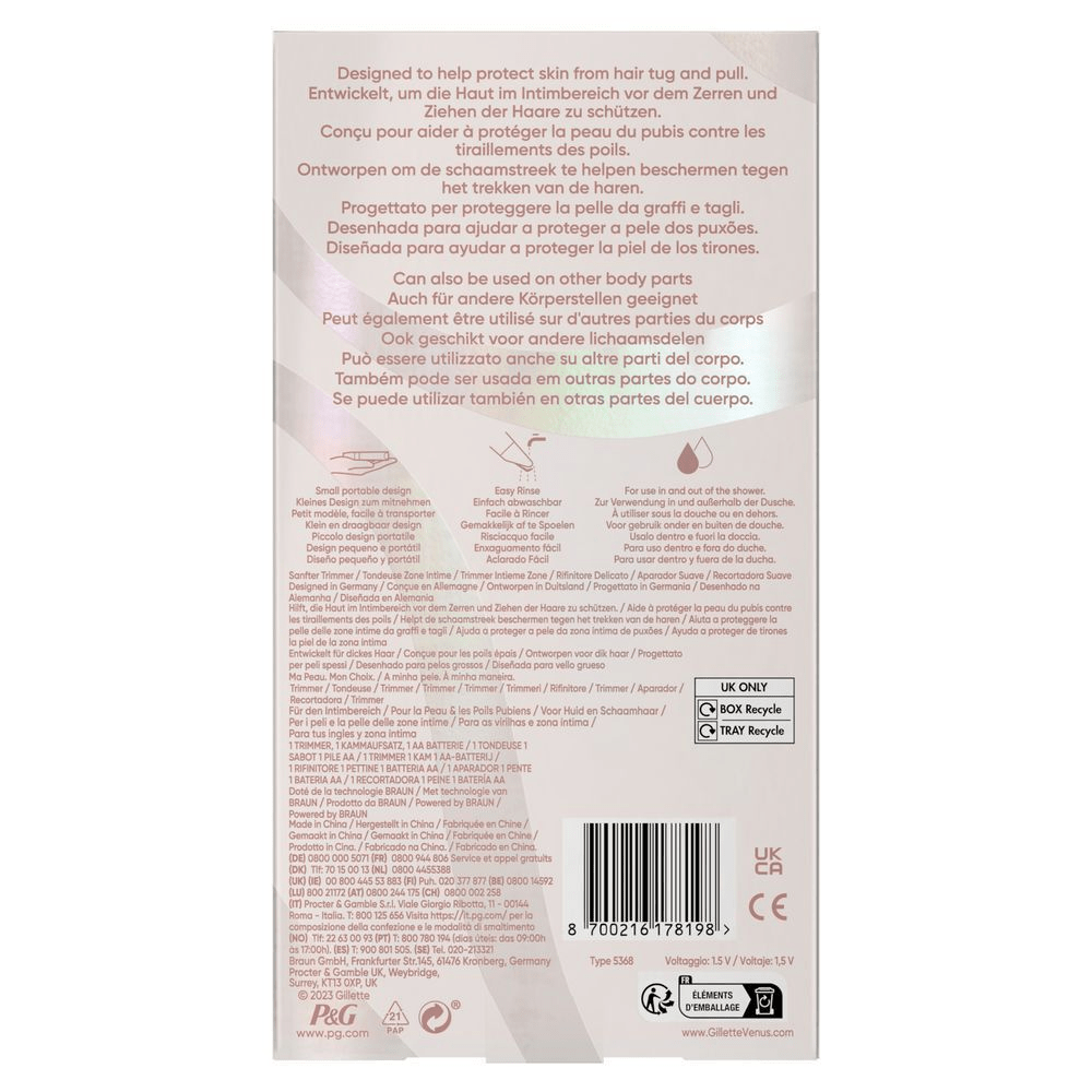 Bild: Gillette Venus Trimmer für den Intimbereich