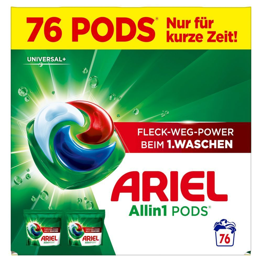 Bild: ARIEL All-in-1 POD Flüssigwaschmittel-Kapseln 
