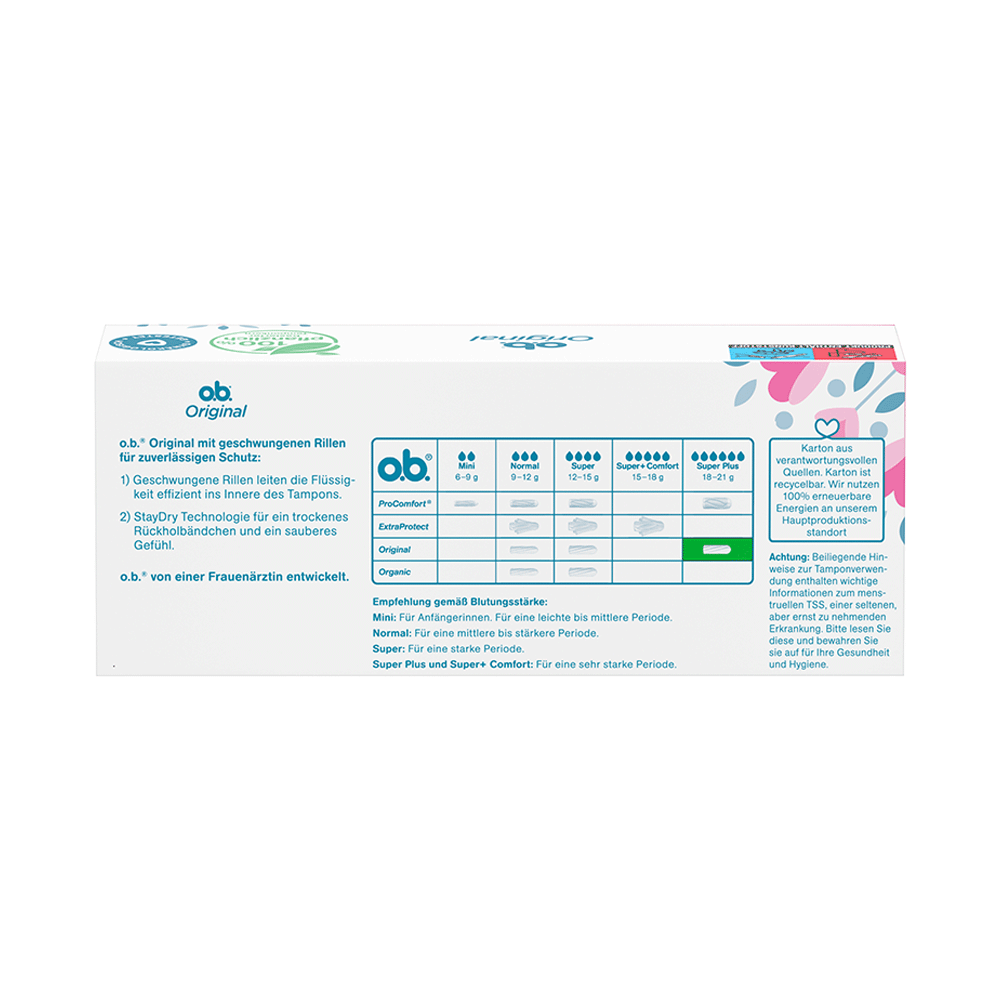 Bild: o.b. Original Tampons Super Plus