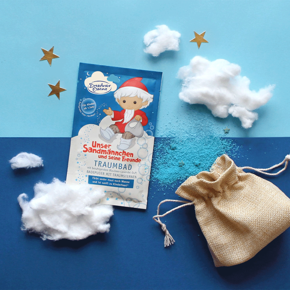 Bild: Dresdner Essenz Badepuder Blaubeere Lavendel