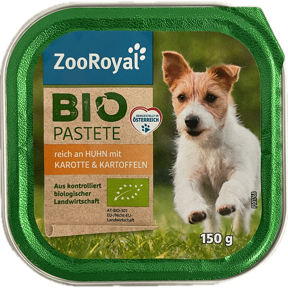 Bild: ZooRoyal Bio Pastete Huhn mit Karotte und Kartoffeln