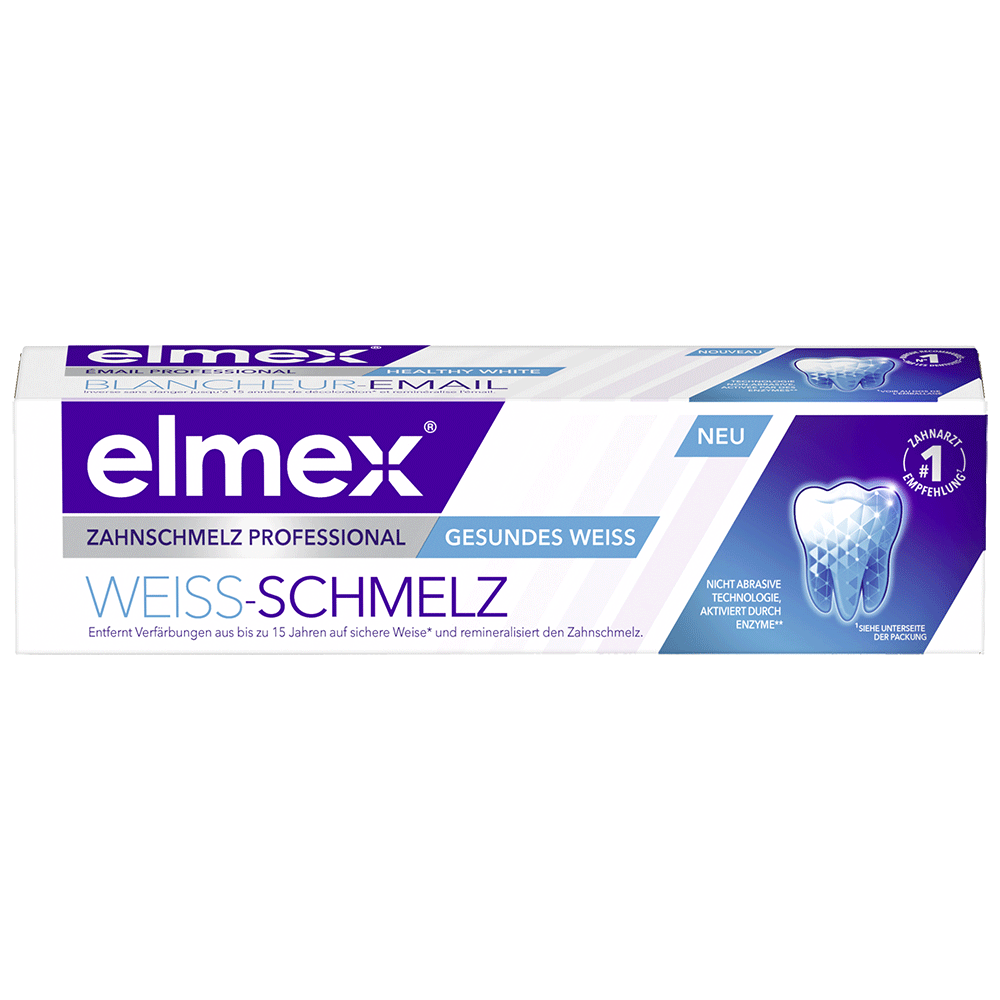 Bild: elmex Zahnschmelz Professional Gesundes Weiss Weiss-Schmelz