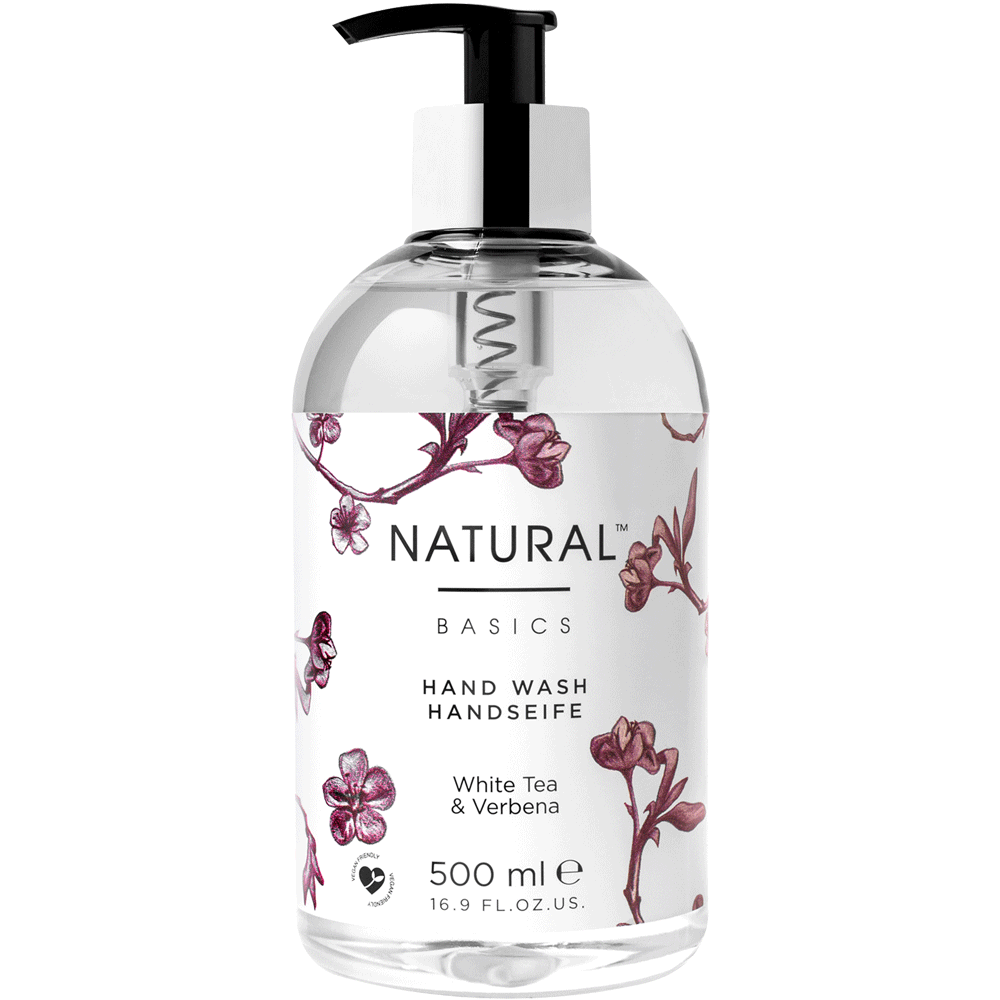 Bild: Natural Basics Flüssigseife White Tea & Verbena