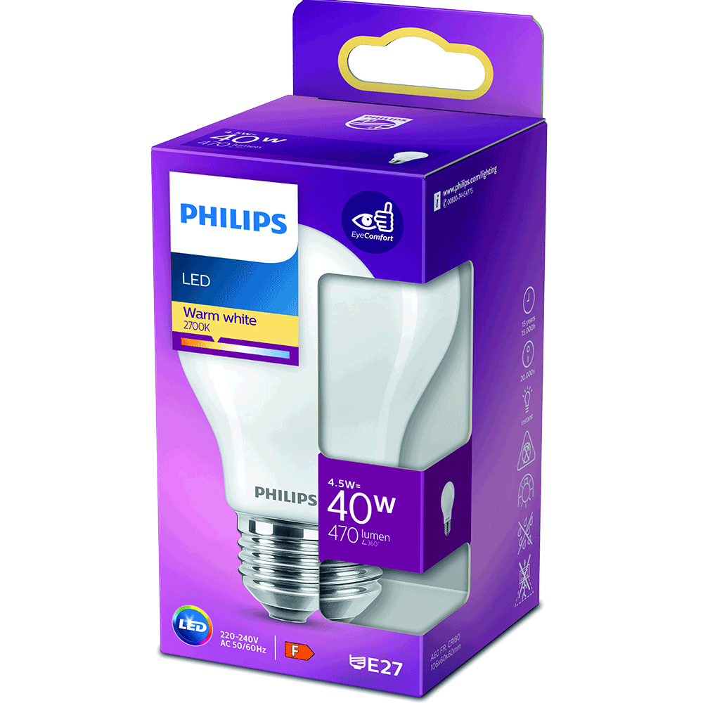 Bild: PHILIPS LED 40W A60 E27