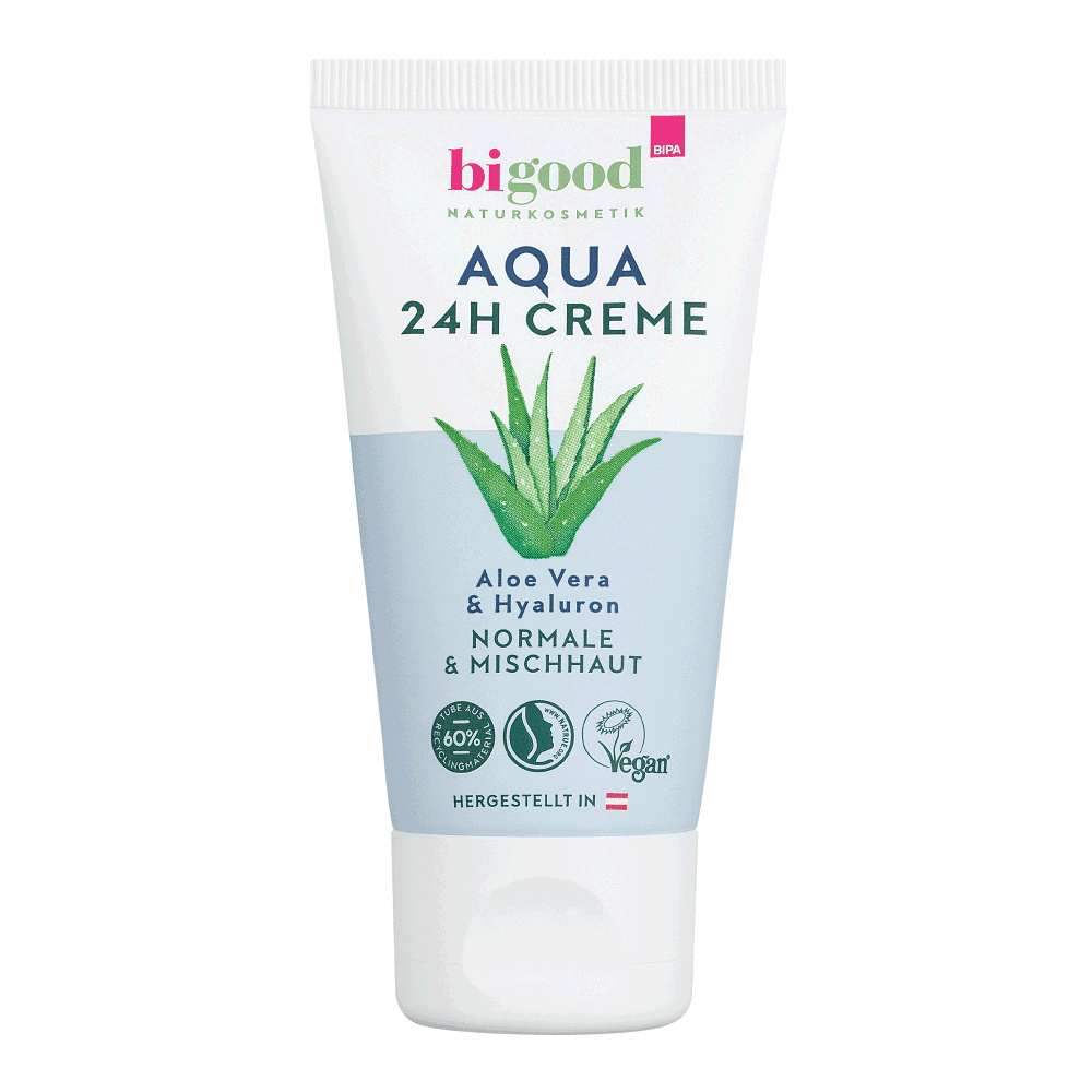 Bild: bi good Aqua 24h Creme Aloe Vera & Hyaluron