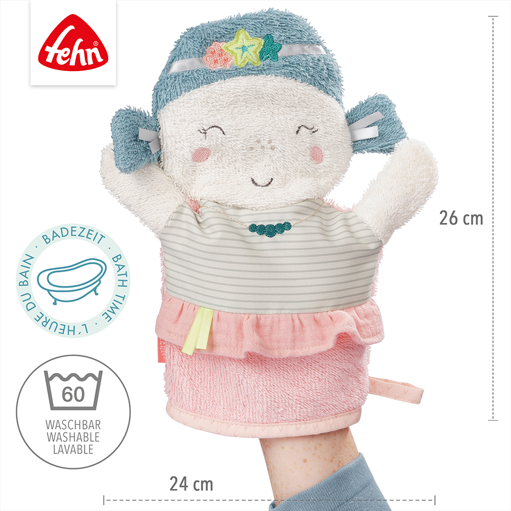 Bild: Fehn Waschhandschuh Meerjungfrau