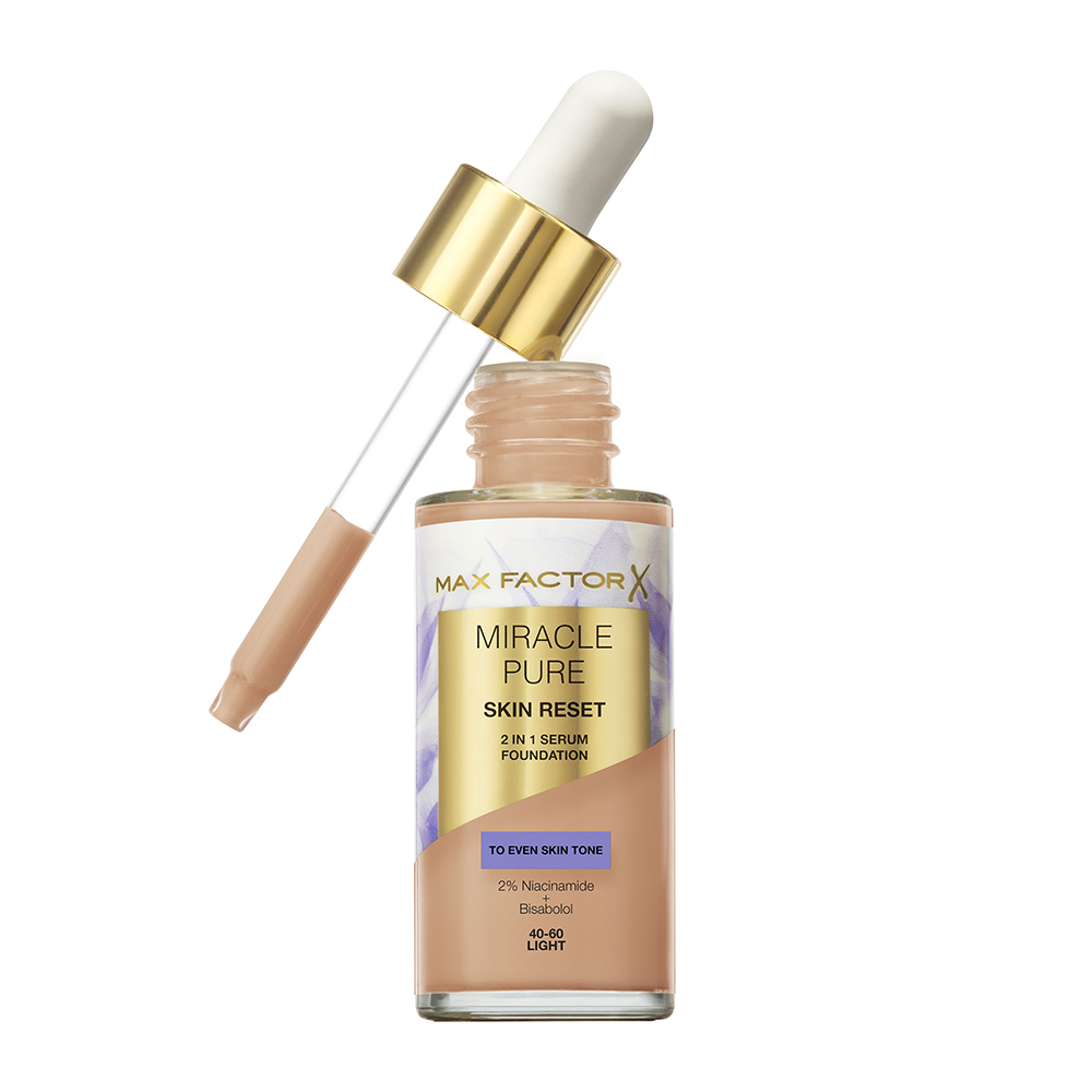 Bild: MAX FACTOR Miracle Pure 2in1 Serum Foundation Skin Reset 40-60