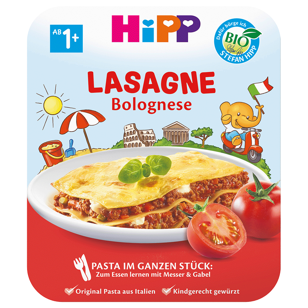 Bild: HiPP Lasagne Bolognese
