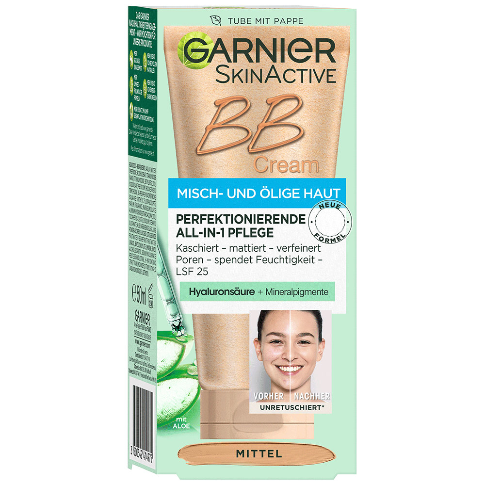 Bild: GARNIER SKIN ACTIVE BB Cream Oil Free Medium