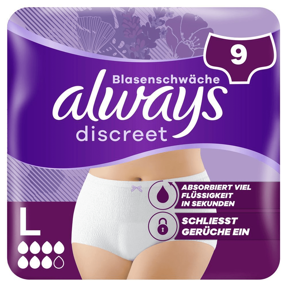 Bild: always Discreet Inkontinenz-Höschen
