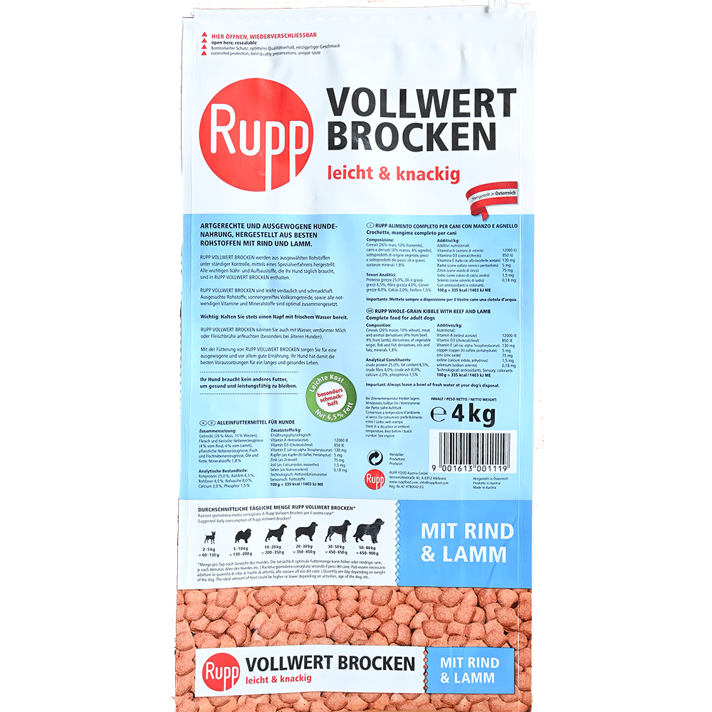 Bild: Rupp Vollwert Brocken mit Rind und Lamm