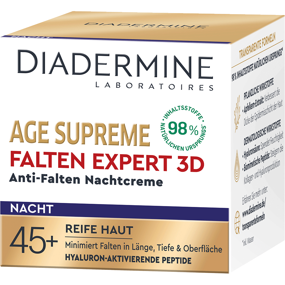 Bild: DIADERMINE Age Supreme Falten Expert 3D Nachtcreme